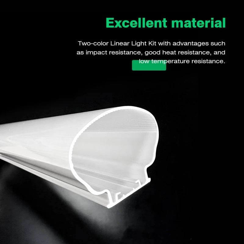 Двухцветная экструдированная крышка Linear Light