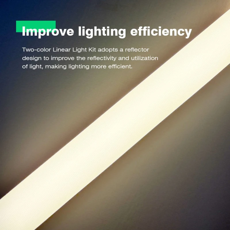 Двухцветная экструдированная крышка Linear Light