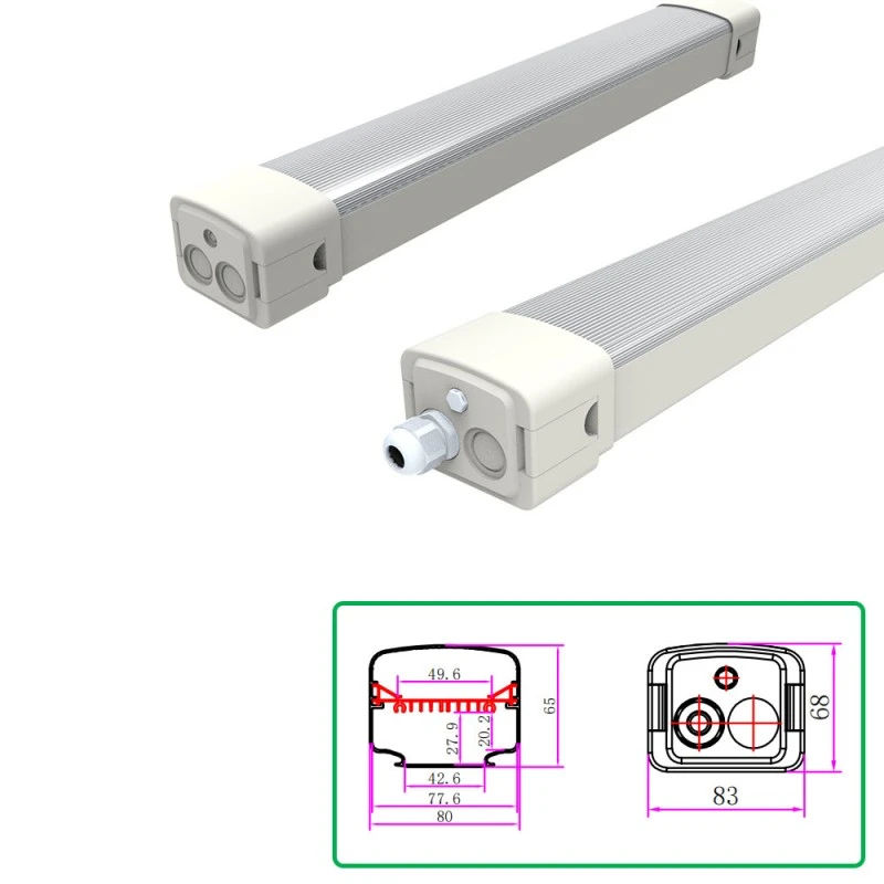 Двухцветный экструдированный корпус Tri-Proof Light Двухцветный экструдированный корпус Tri-Proof Light